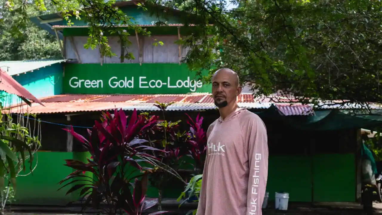 Jayson Taylor de Green Gold Eco Lodge. Fotografía de Aurora Camacho y Allan Barboza / Cortesía de FECOP.